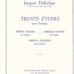 Delecluse_Jacques_30_Etudes_Vol_2_pour_timbales